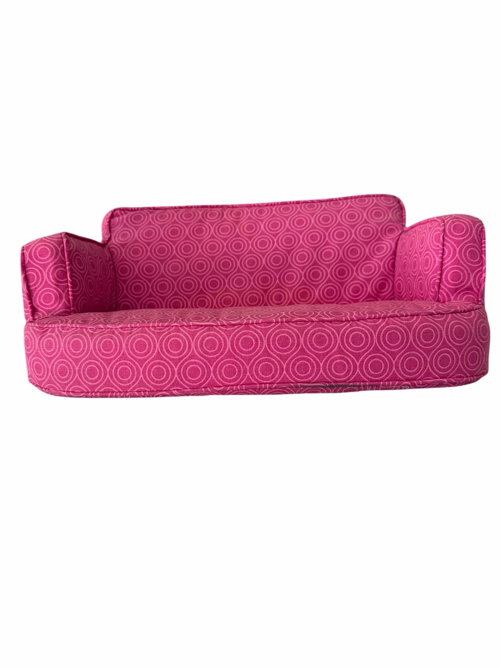 American Girl Pink Comfy Couch Furniture Truly Me Series Retired 18” Doll Sofa